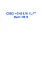 Tiểu luận công nghệ sản xuất bánh kẹo