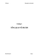 Khóa luận tiểu luận công nghệ chế biến pectin từ phế liệu rau quả