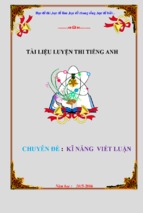 Bài luận mẫu tiếng anh   phần 2