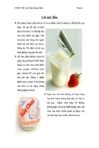 Tiểu luận quy trình sản xuất sữa chua