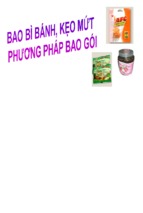 Tiểu luận bao bì bánh kẹo mứt phương pháp bao gói