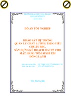 Luận văn Khảo sát hệ thống quản lý chất lượng theo tiêu chuẩn BRC - xây dựng kế hoạch HACCP cho mặt hàng tôm Sushi EBI đông lạnh