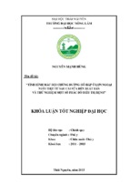 Tình hình mắc hội chứng đường hô hấp ở lợn ngoại nuôi thịt từ sau cai sữa đến xuất bán và thử nghiệm một số phác đồ điều trị bệnh