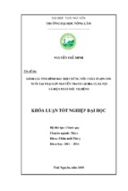 đánh giá tình hình mắc hội chứng tiêu chảy ở lợn con nuôi tại trại lợn nguyễn thanh lịch   ba vì   hà nội và biện pháp điều trị bệnh
