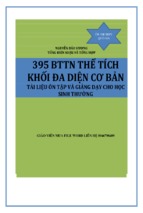 395 Bài tập trắc nghiệm thể tích khối đa diện cơ bản có đáp án