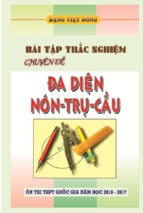 [HAY] Bài tập trắc nghiệm chuyên đề đa diện nón - trụ - cầu có đáp án ((XEM THÊM TÀI LIỆU TRẮC NGHIỆM TOÁN TẠI: https://www.facebook.com/tailieuonthithptquocgiamontoan/posts/1008445369275619)