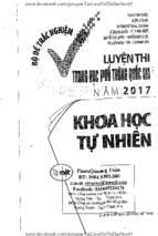 Bộ đề trắc nghiệm luyện thi THPT QG 2017 - Khoa Học Tự Nhiên