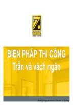 Hướng dẫn chi tiết thi công trần thạch cao vách ngăn thạch cao