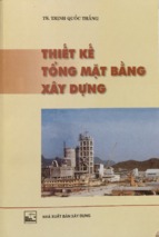 Giáo trình Thiết kế tổng mặt bằng xây dựng