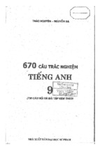 670 câu trắc nghiệm tiếng anh lớp 9