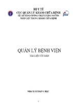 B1. chương trình đào tạo quản lý bệnh viện