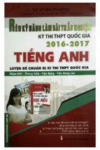 Rèn Kỹ Năng Làm Bài Trắc Nghiệm Tiếng Anh thi THPT quốc gia 2017 - Vũ Mai Phương