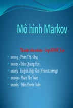 Mô hình markov