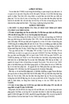 đề tài tổ chức và hoạt động của tòa án nhân dân theo pháp luật hiện hành – thực trạng và phương hướng hoàn thiện