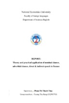 Theory and practical application of nominal clauses,