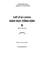 Thiết kế bài giảng giáo dục công dân thcs 6 (nxb ha noi 2005)   ho thanh dien, 151 trang