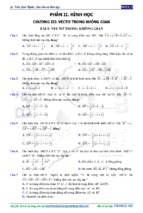 100 câu hỏi trắc nghiệm hình học 11 chương 3