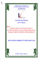 Luận văn đánh giá công tác chăm sóc trước và sau phẫu thuật sửa van hai lá tại khoa phẫu thuật tim mạch bệnh viện trung ương quân đội 108