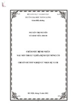 Chăm sóc bệnh nhân sau mổ thoát vị đĩa đệm cột sống cổ