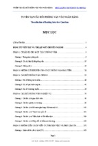 Tuyển tập câu hỏi phỏng vấn vào ngân hàng (full)