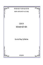 Giaáo án dự thi dạy học theo chủ đề tích hợp sự phát triển cảu lịch sử và nền văn hóa đa dạng của ấn độ