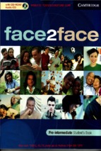 Face to face pre intermediate student's book 