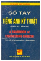 Sổ tay tiếng anh kỹ thuật phiên âm minh họa