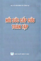 Hồi sức cấp cứu toàn tập   gs. vũ văn đính 