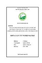 ứng dụng phần mềm gcadas xây dựng cơ sở dữ liệu hiện trạng sử dụng đất từ cơ sở dữ liệu bản đồ địa chính tại xã ôn lương   huyện phú lương   tỉnh thái nguyên