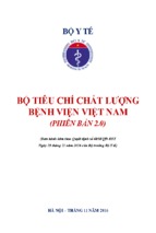 Bo tieu chi chat luong benh vien vn 2016_ban chinh thuc_ban hanh