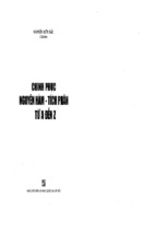 Chinh phục nguyên hàm tích phân từ a đến z