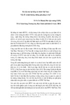 Tái cấu trúc hệ thống tài chính Việt Nam: Vấn đề và định hướng những giải pháp cơ bản 1
