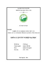 Nghiên cứu xác định hệ thống thủy văn thuộc lưu vực hồ ba bể tỉnh bắc kạn bằng công nghệ gis