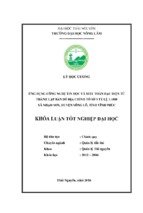 ứng dụng công nghệ tin học và máy toàn đạc điện tử thành lập bản đồ địa chính tờ số 3 tỷ lệ 11000 xã nhạo sơn   huyện sông lô   tỉnh vĩnh phúc