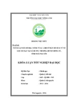 Thành lập bản đồ địa chính tỷ lệ 1:2000 từ số liệu đo đạc tại xã Huống Thượng, huyện Đồng Hỷ, tỉnh Thái Nguyên