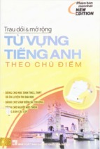 Trau dồi và mở rộng từ vựng tiếng anh theo chủ điểm