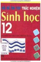 Bộ đề ôn tập trắc nghiệm sinh học 12