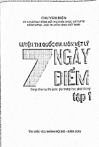 Luyện thi quốc gia môn lý 7 ngày 7 điểm tập 1