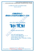 272 câu thể tích khối đa diện 