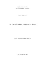 Lý thuyết vành trong máy tính