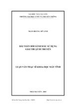 Bài toán đối sánh mẫu sử dụng giải thuật di truyền