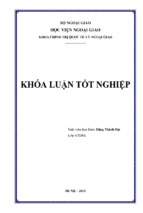 TIẾN TRÌNH “TÁI KHỞI ĐỘNG” QUAN HỆ NGA – MỸ TỪ 2009 ĐẾN 2012: HƯỚNG TRIỂN KHAI VÀ KẾT QUẢ
