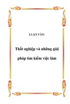 Thất nghiệp và những giải pháp tìm kiếm việc làm