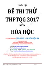 [hot] Full 11 đề môn hóa ôn thi đại học