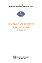 Hướng dẫn sử dụng kháng sinh