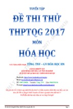 Full 11 đề môn hóa   tùng tnv