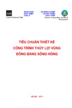 TIÊU CHUẨN THIẾT KẾ CÔNG TRÌNH THỦY LỢI VÙNG ĐỒNG BẰNG SÔNG HỒNG 