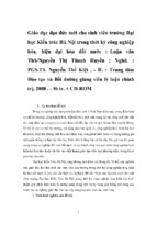 Giáo dục đạo đức mới cho sinh viên trường Đại học Kiến trúc Hà Nội trong thời kỳ công nghiệp hóa, hiện đại hóa đất nước 