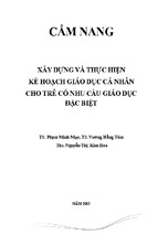XÂY DỰNG VÀ THỰC HIỆN KẾ HOẠCH GIÁO DỤC CÁ NHÂN CHO TRẺ CÓ NHU CẦU GIÁO DỤC ĐẶC BIỆT