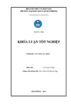 TÌM HIỂU LOẠI HÌNH DU LICH PHƯỢT TRONG GIỚI TRẺ HIỆN NAY – KHẢO SÁT QUA MỘT SỐ ĐIỂM DU LỊCH TIÊU BIỂU TẠI TÂY BẮC
